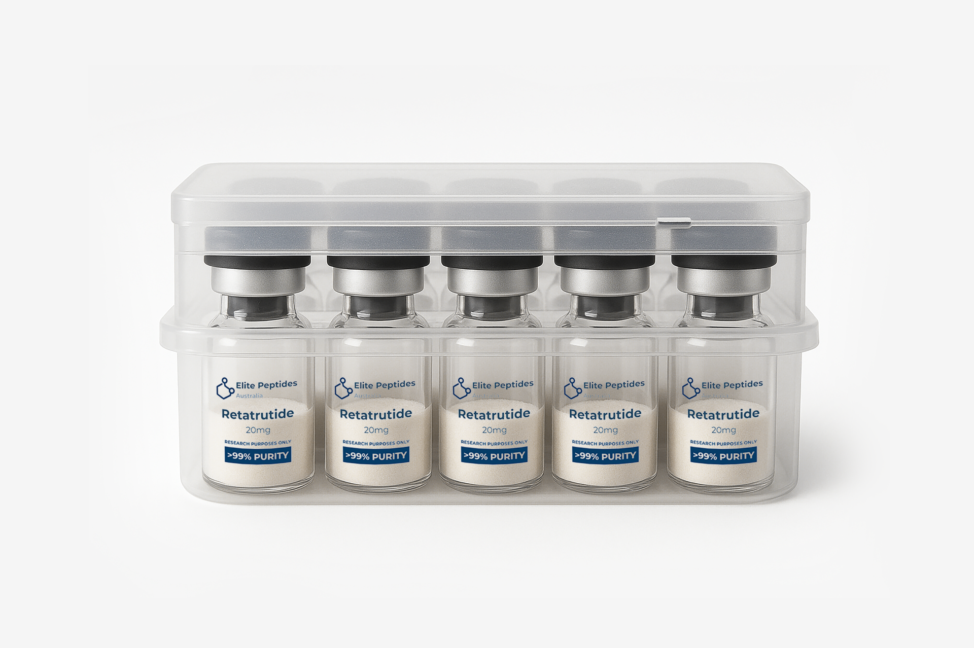 Retatrutide 20mg grouped vials