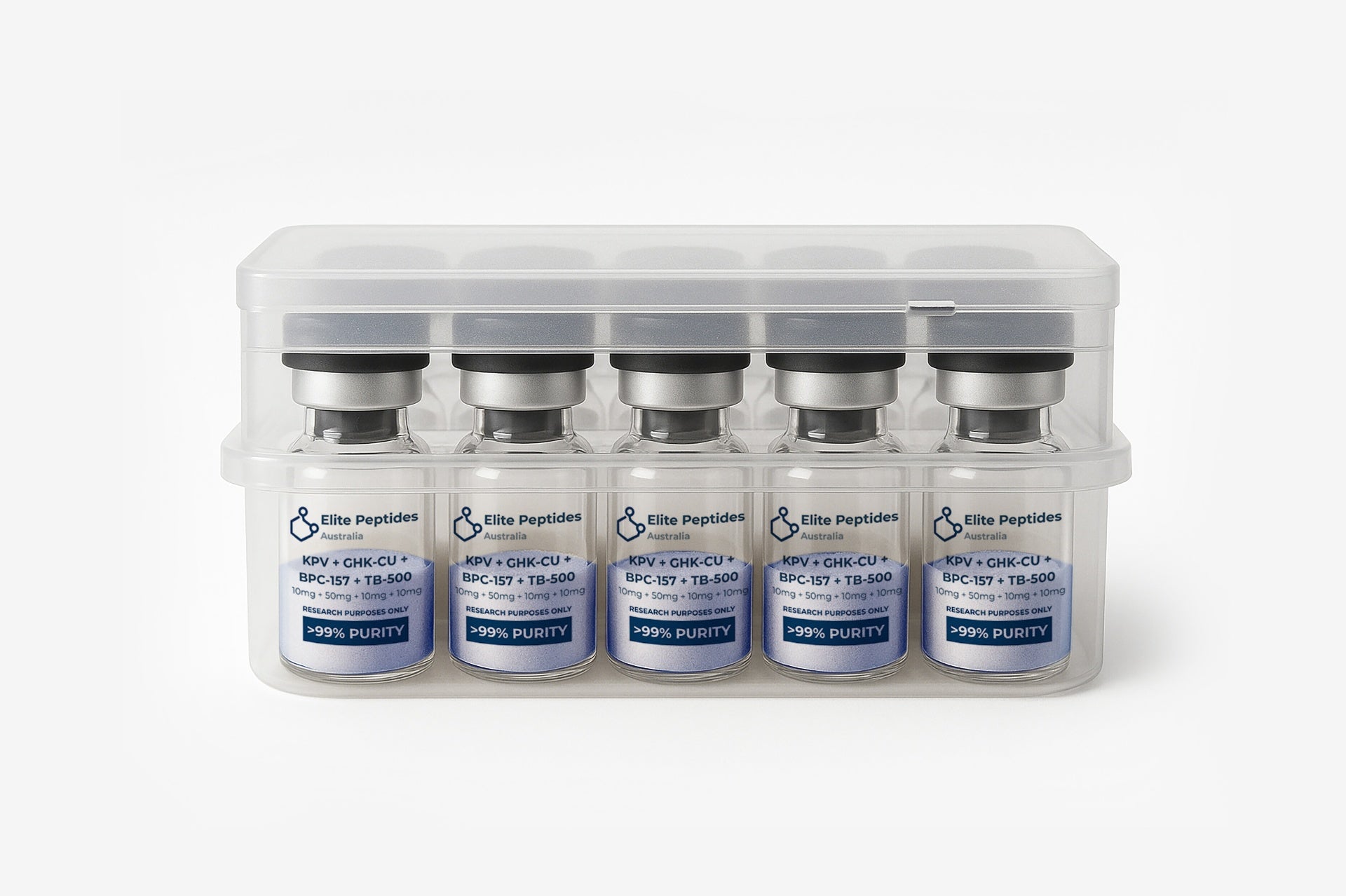 GLOW Stack 70mg grouped vials